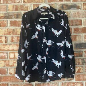 Loft  🐦 button down
